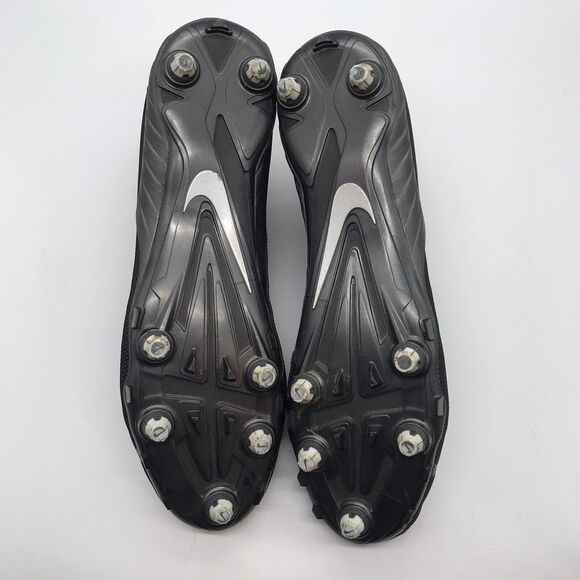Nike Alpha Pro 719928-010 Men\'s 15 Black White Lace Up Low Football Cleats Shoes main image 10